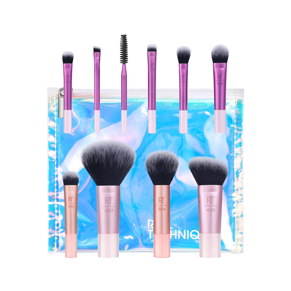 Travel size shops brush bundle