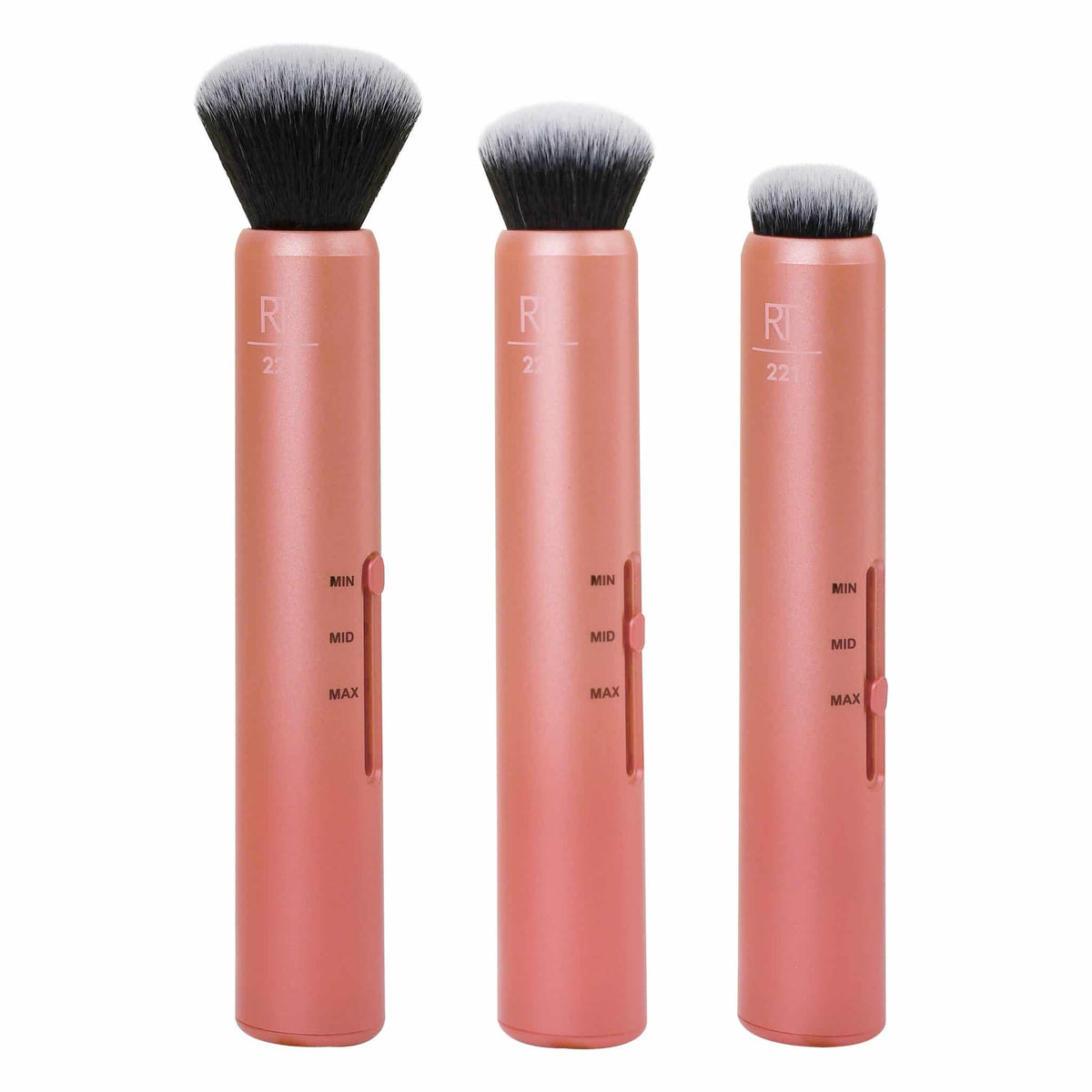  Real Techniques Expert Concealer Brush, Ultra Plush Custom Cut  Synthetic Taklon Bristles & Extended Aluminum Ferrules, Uniquely Shaped  Brush Head, For Even Coverage, Orange Face Brush, 1 Count : Beauty 