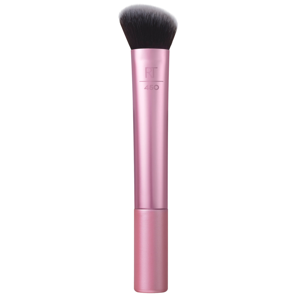 Real Techniques Soft Sculpting Makeup Brush, For Cream & Liquid Contour,  Contouring Face Brush, Natural Finish, Accentuated Facial Features, Pink, 1  Count