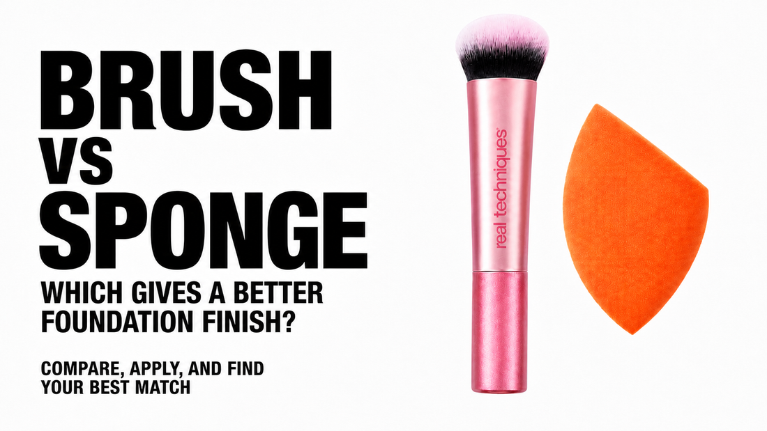 Brush vs. Sponge: Which Gives a Better Foundation Finish?