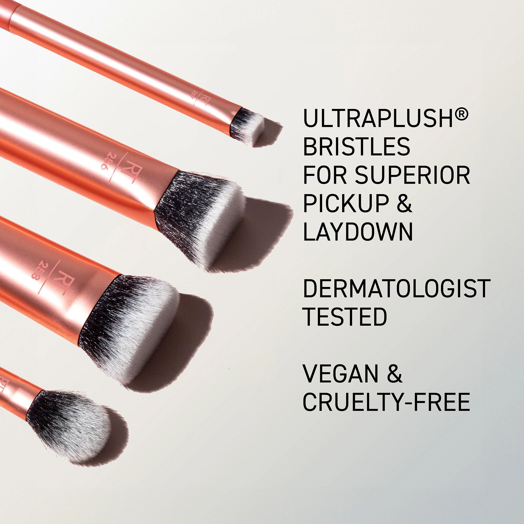Real Techniques Face Base Makeup Brush Kit, For Concealer