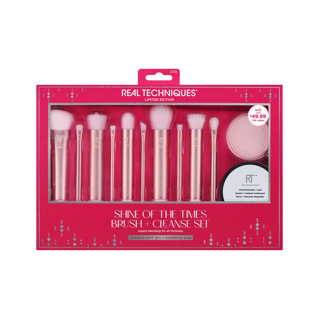 Limited Edition Shine of The Times Brush + Cleanse Set