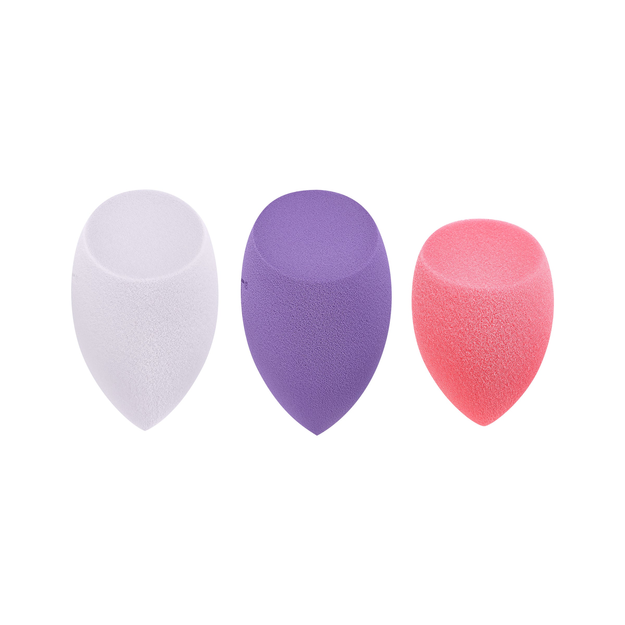 Cleanse, Blend, Set & Go Make-up Schwamm Set – 4-teilig Mit Reinigung, Foundation & Puder Schwamm