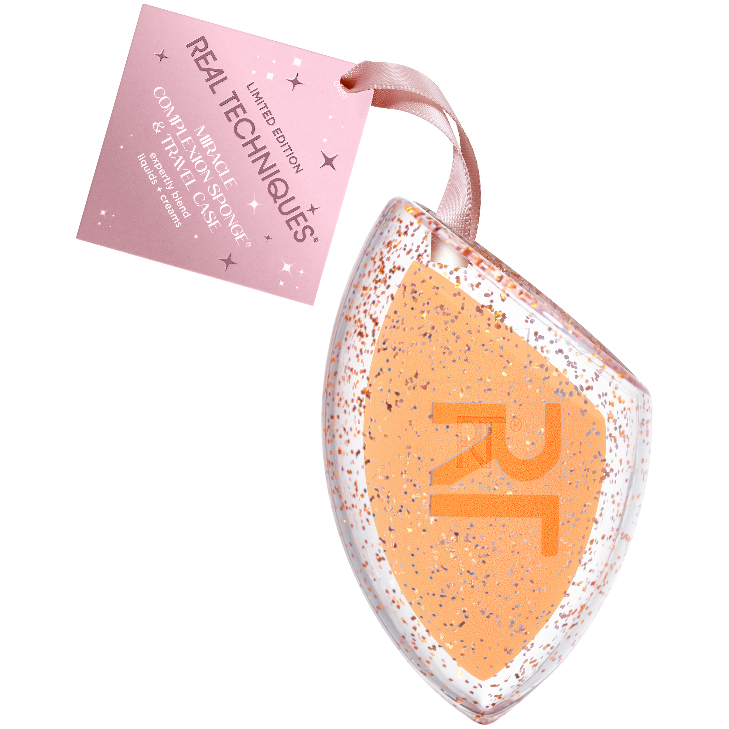 Real Techniques Miracle Complexion Sponge & Travel Case, 2 Piece