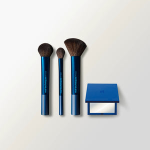 Blush & Glow Brush Trio & Mirror