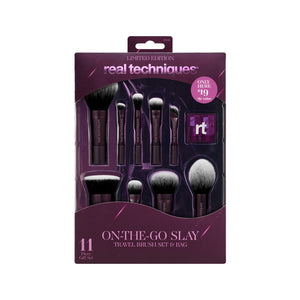 On-The-Go Slay Travel Brush Set & Bag