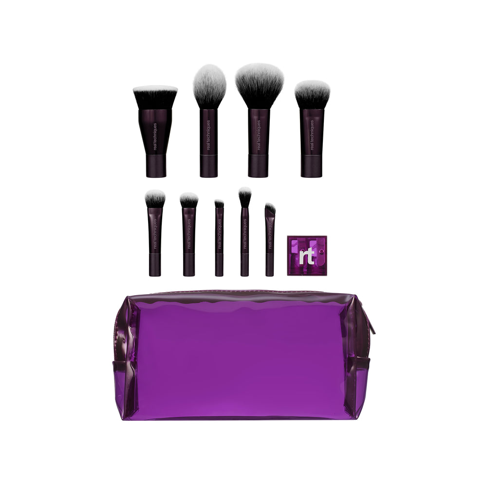 On-The-Go Slay Travel Brush Set & Bag