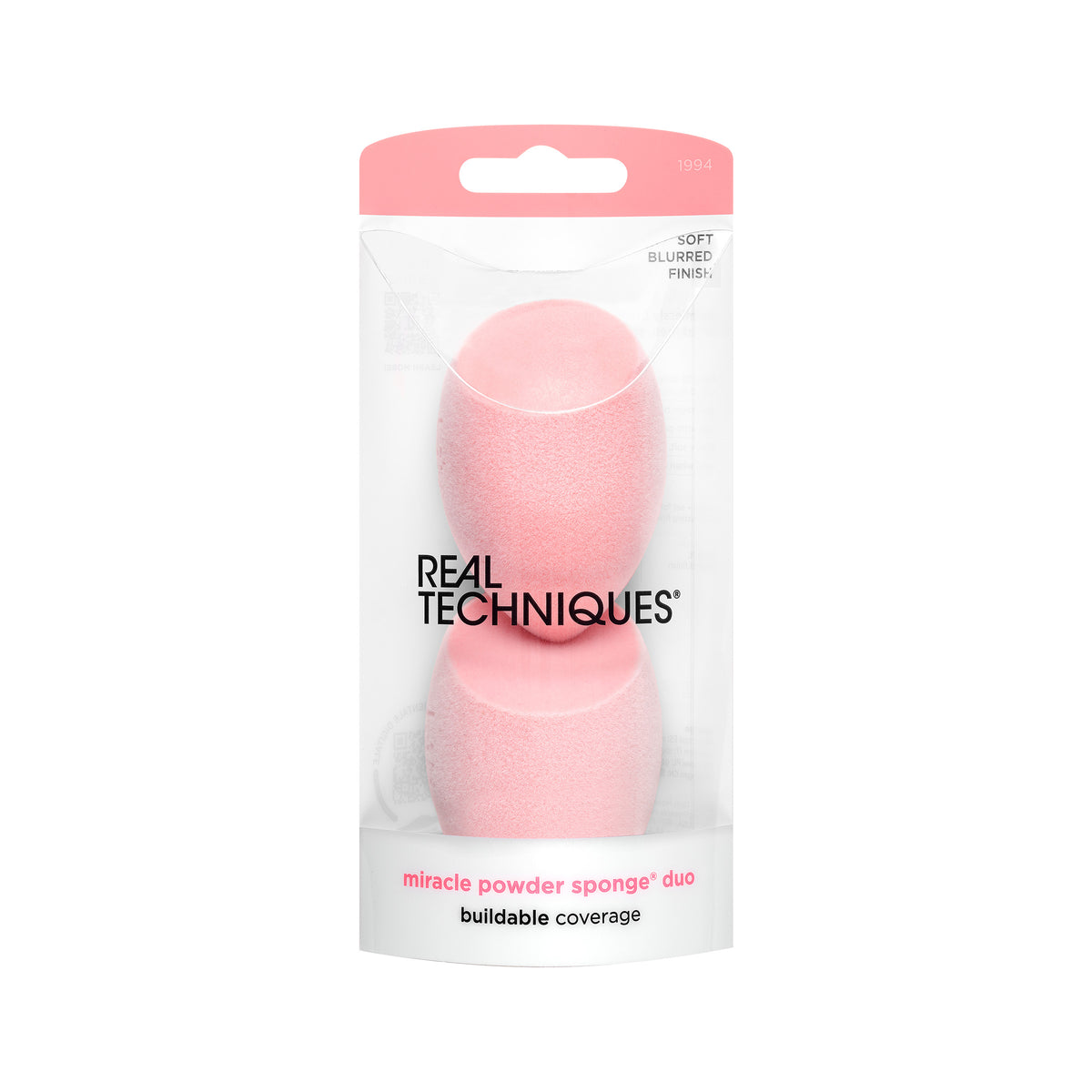 Real Techniques Miracle Powder Sponges, Microfiber Technology For ...
