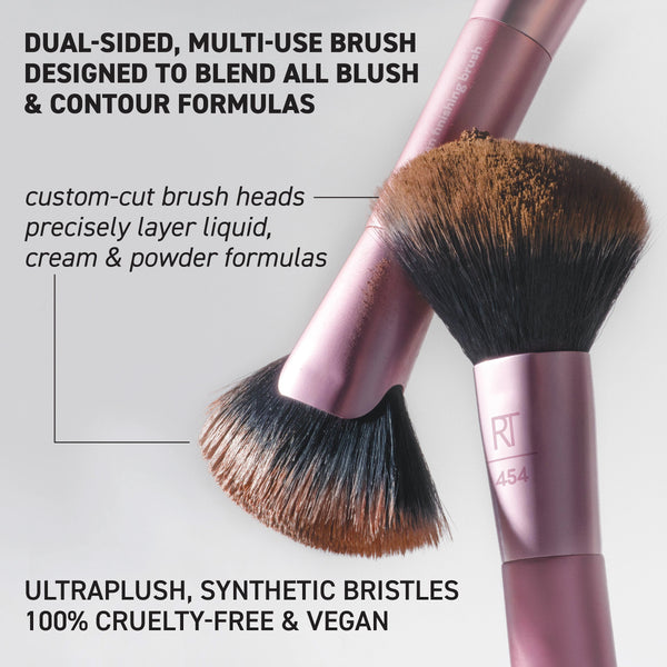 Angled Fan Finishing Brush
