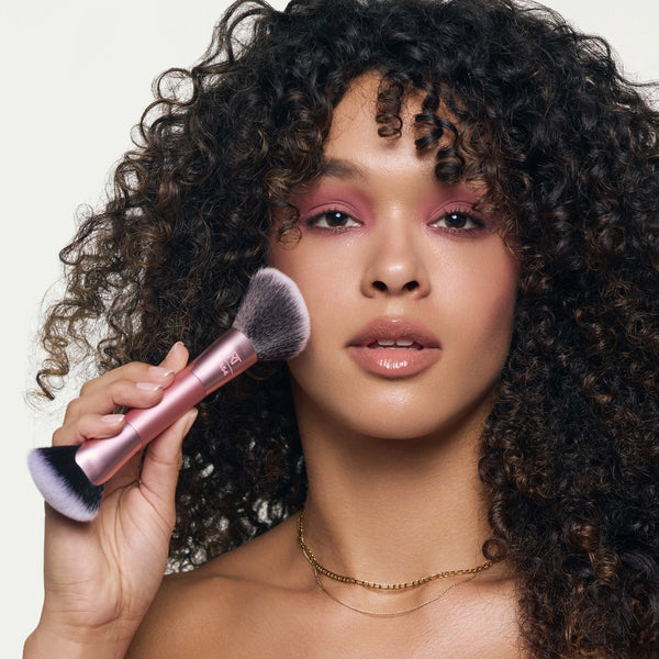 Angled Fan Finishing Brush