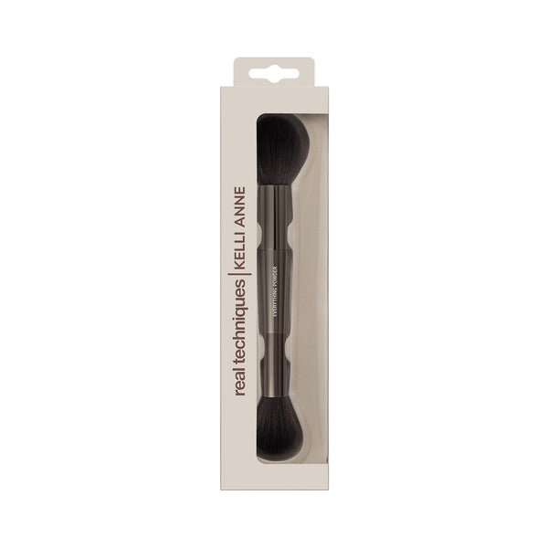 Kelli Anne Everything powder brush in retail blister packaging