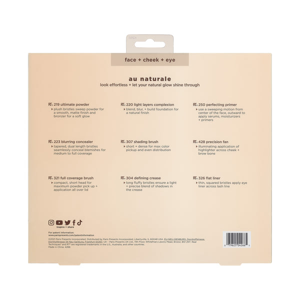 Au Naturale Makeup Brush Set