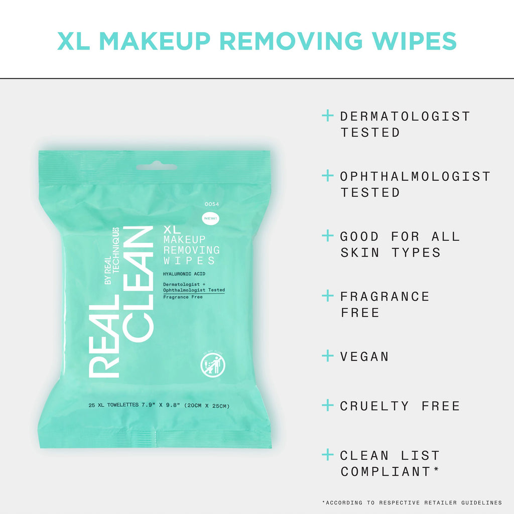 Real Clean XL Makeup Removing Wipes