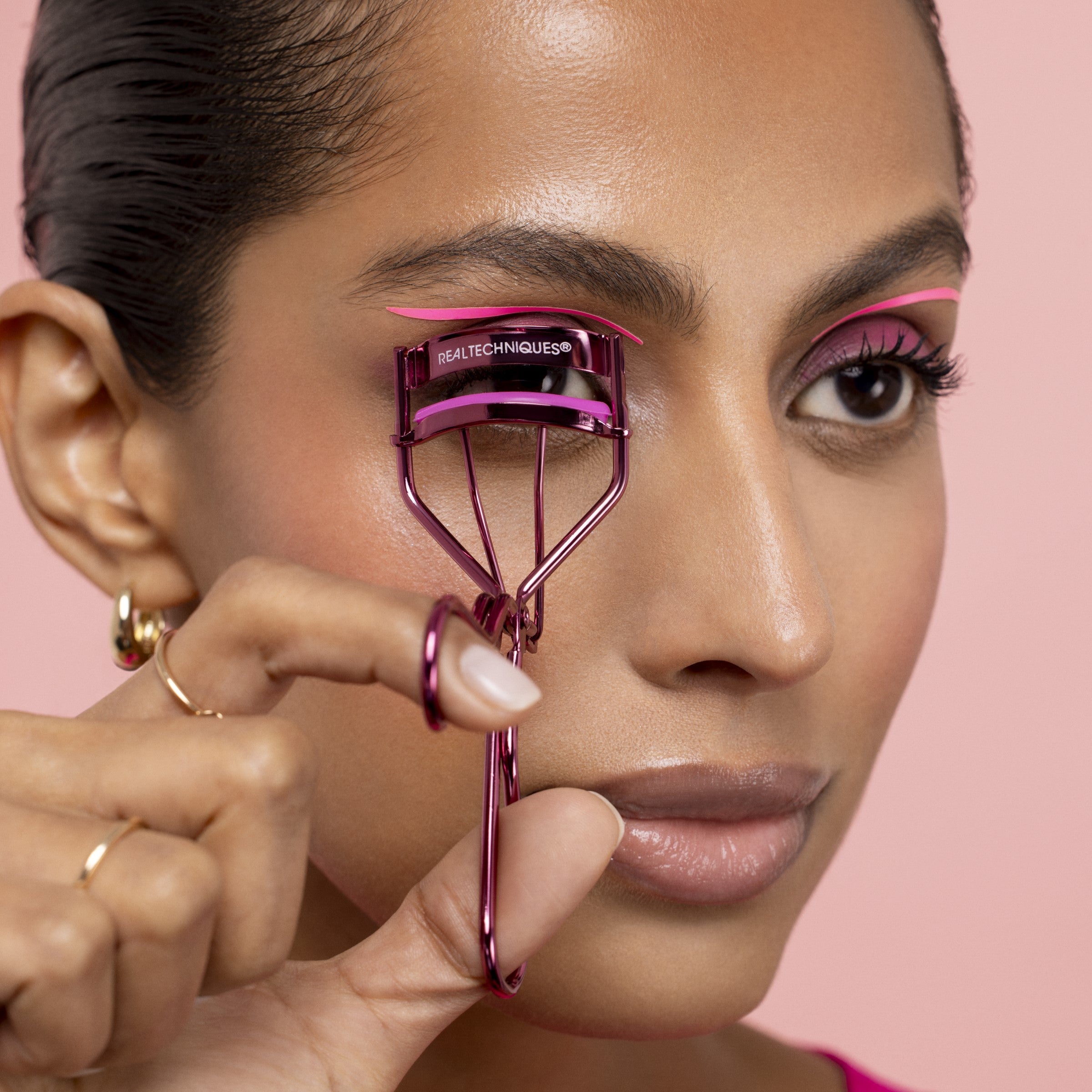 Real Techniques Double Time Brush + Lash Kit, 4 Piece Set