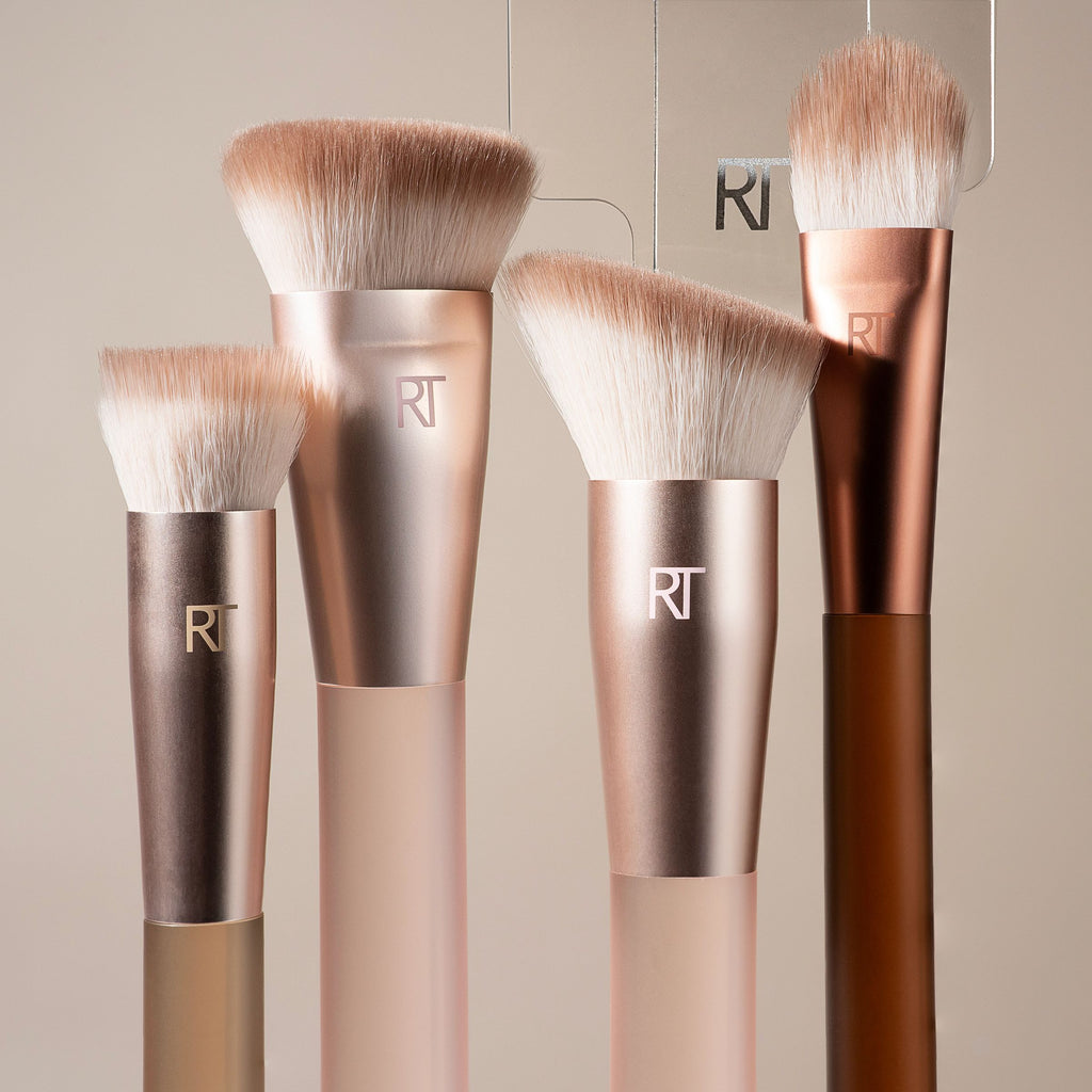 Real Techniques New Nudes Nothing But You Face Kit, Makeup Brushes