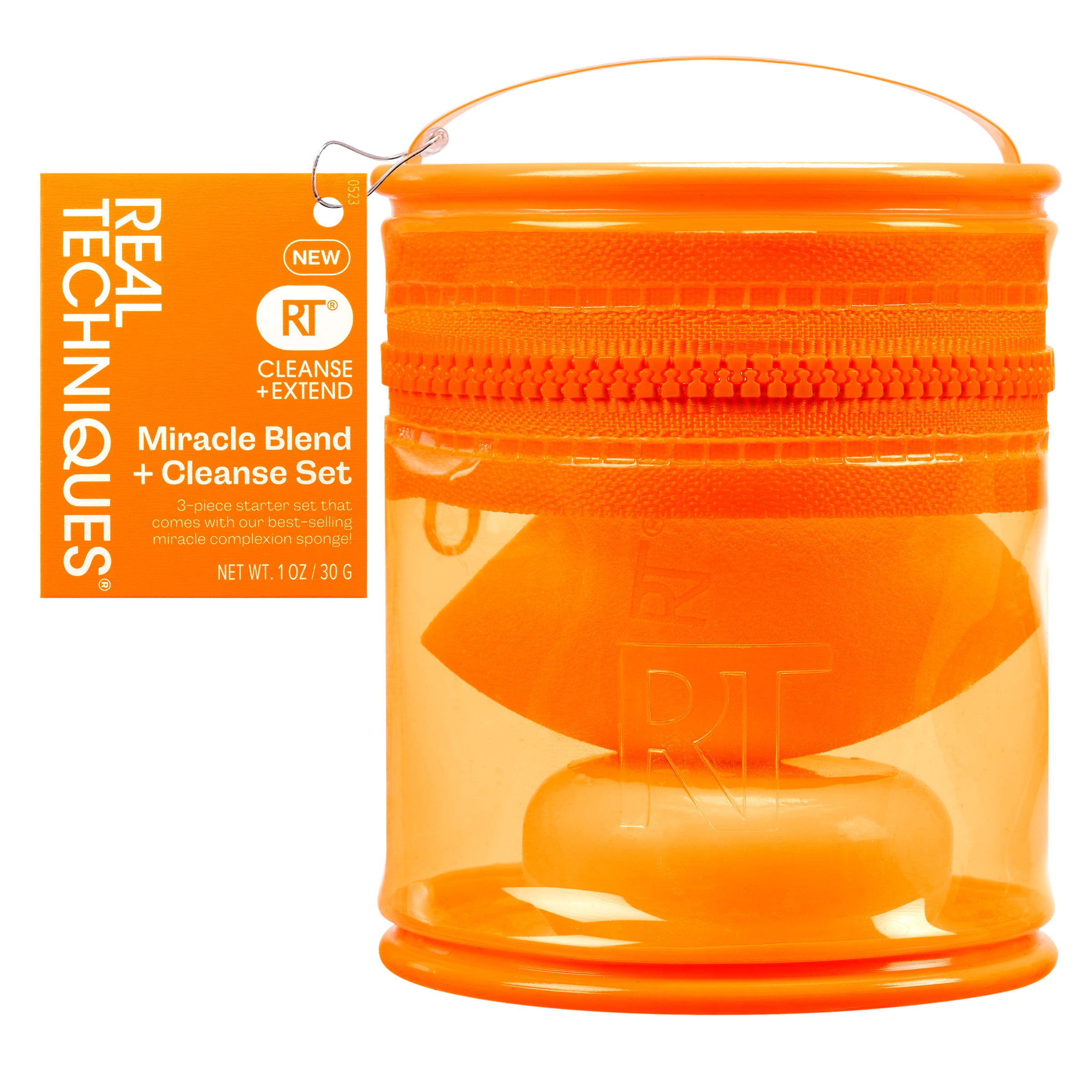 Real Techniques Miracle Blend + Cleanse Kit, 3 Piece Set