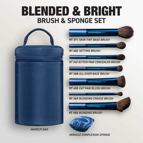 Blended & Bright Brush & Sponge Set