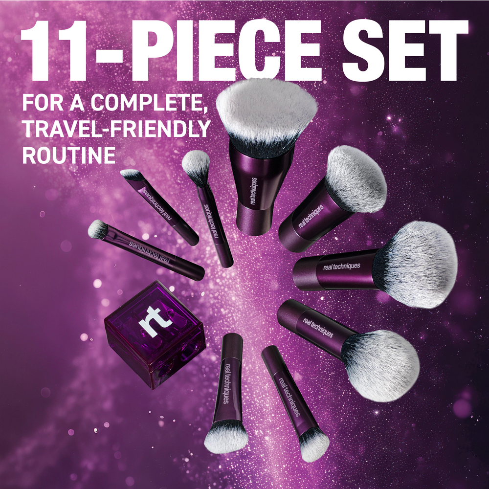 On-The-Go Slay Travel Brush Set & Bag