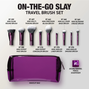 On-The-Go Slay Travel Brush Set & Bag