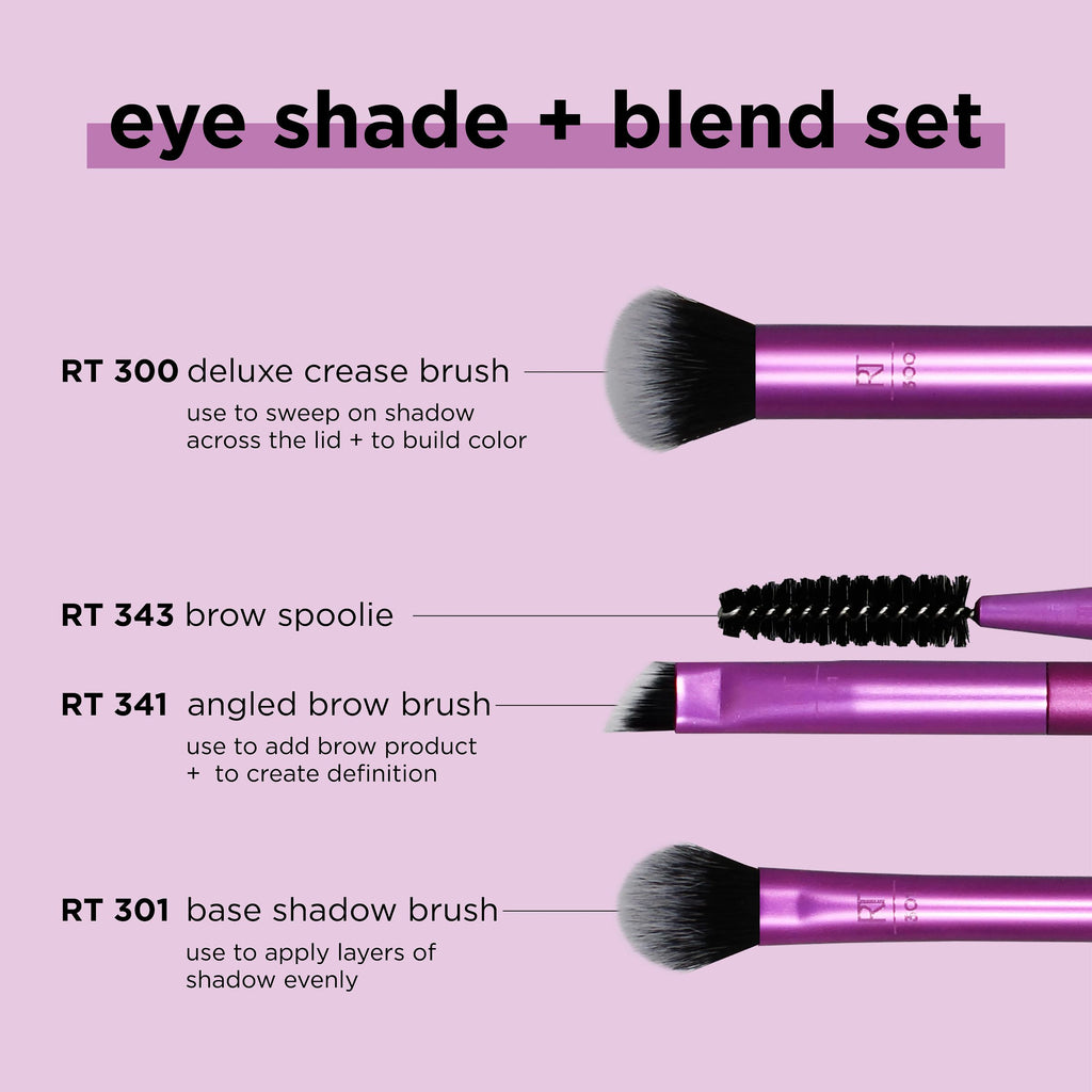 Eye Shade & Blend Makeup Brush Trio