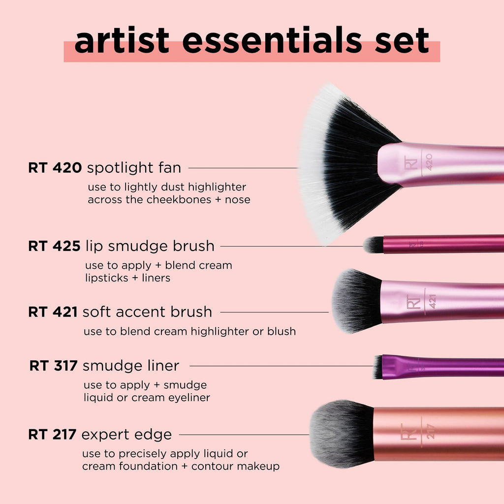 Artist Essentials Makeup Brush Set  RealTechniques.com