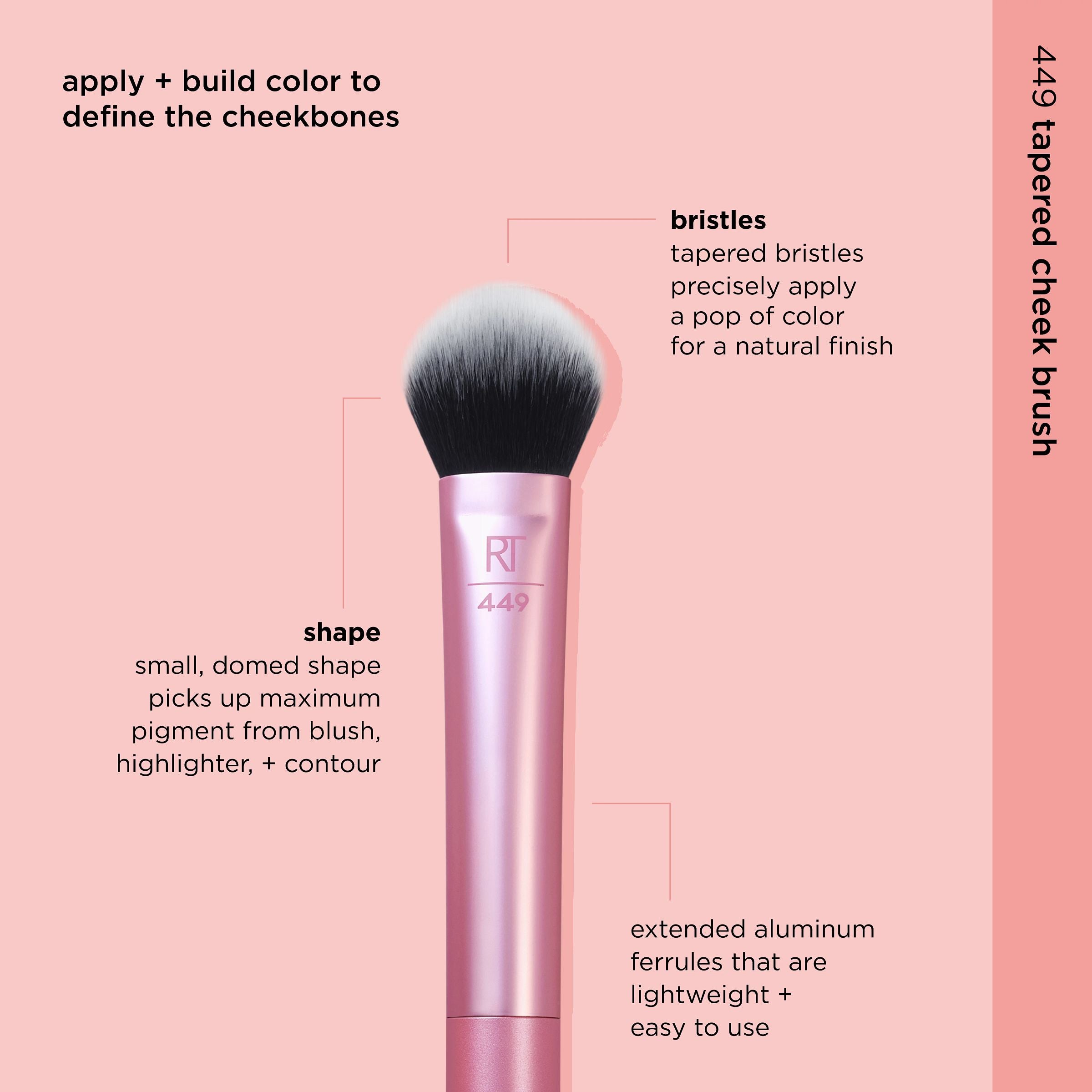 リアルテクニクス Tapered Cheek Makeup Brush