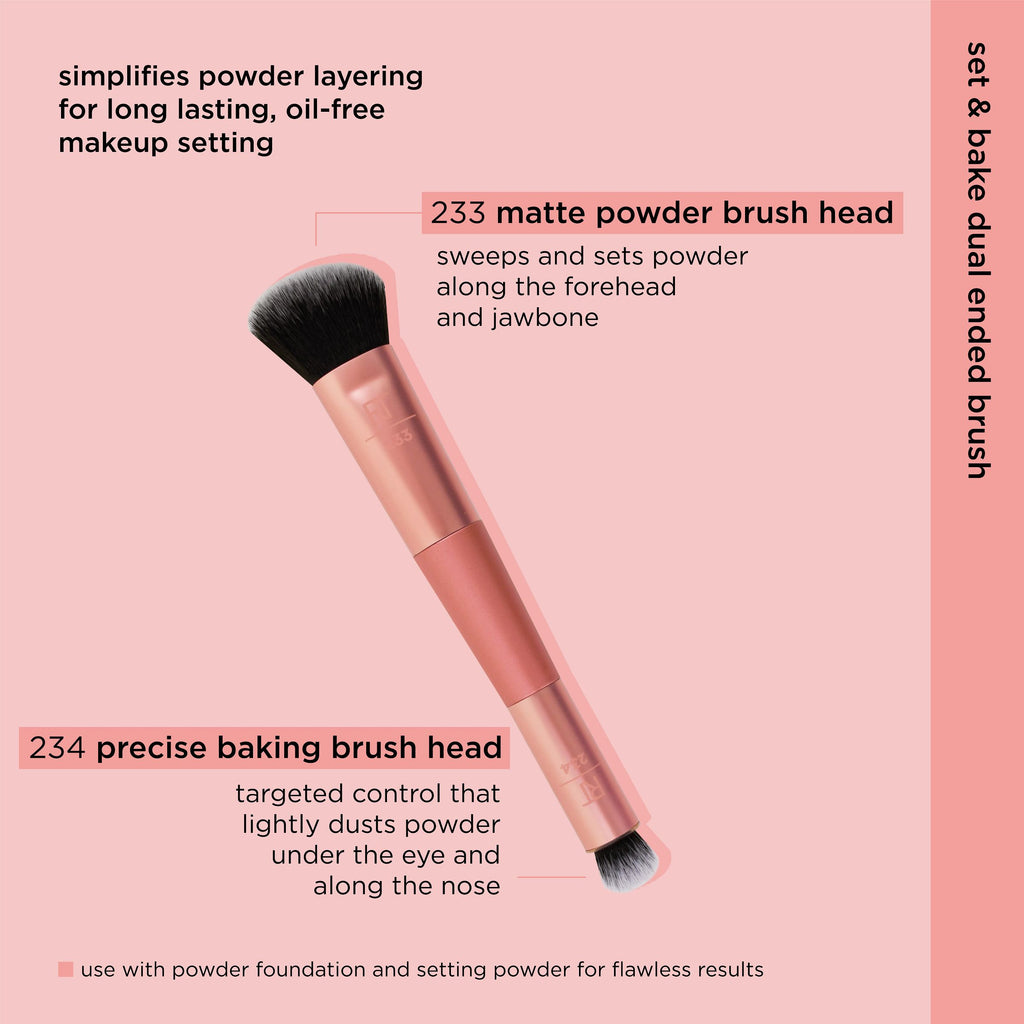 Set And Bake Dual Ended Makeup Brush
