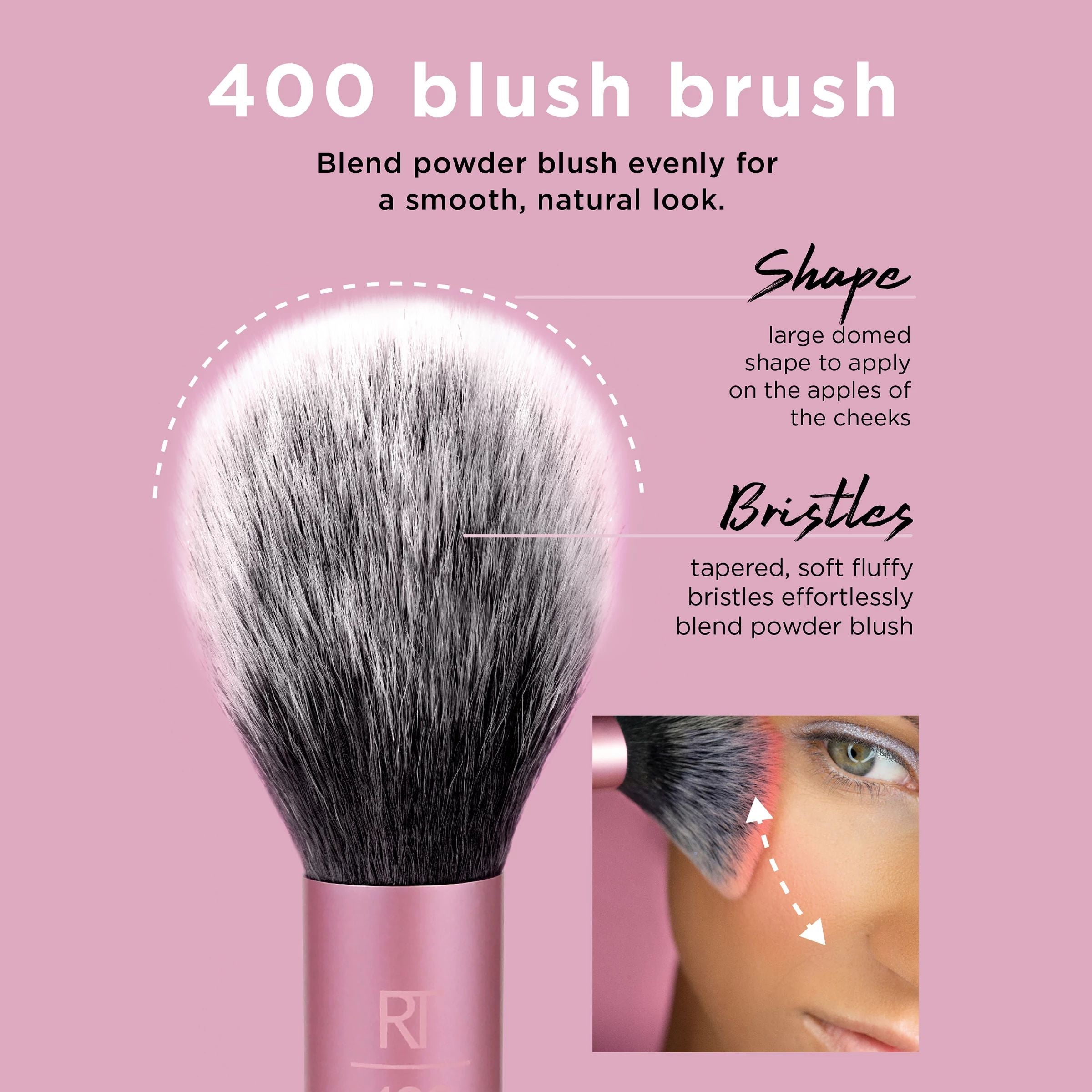 Blush Brush - Cream and Powder Blush Brush | Real Techniques